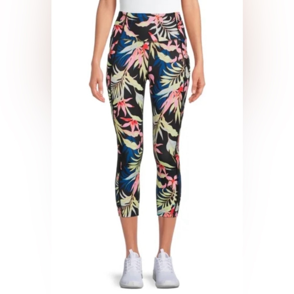 Calvin Klein Multicolor Tropical Print Leggings